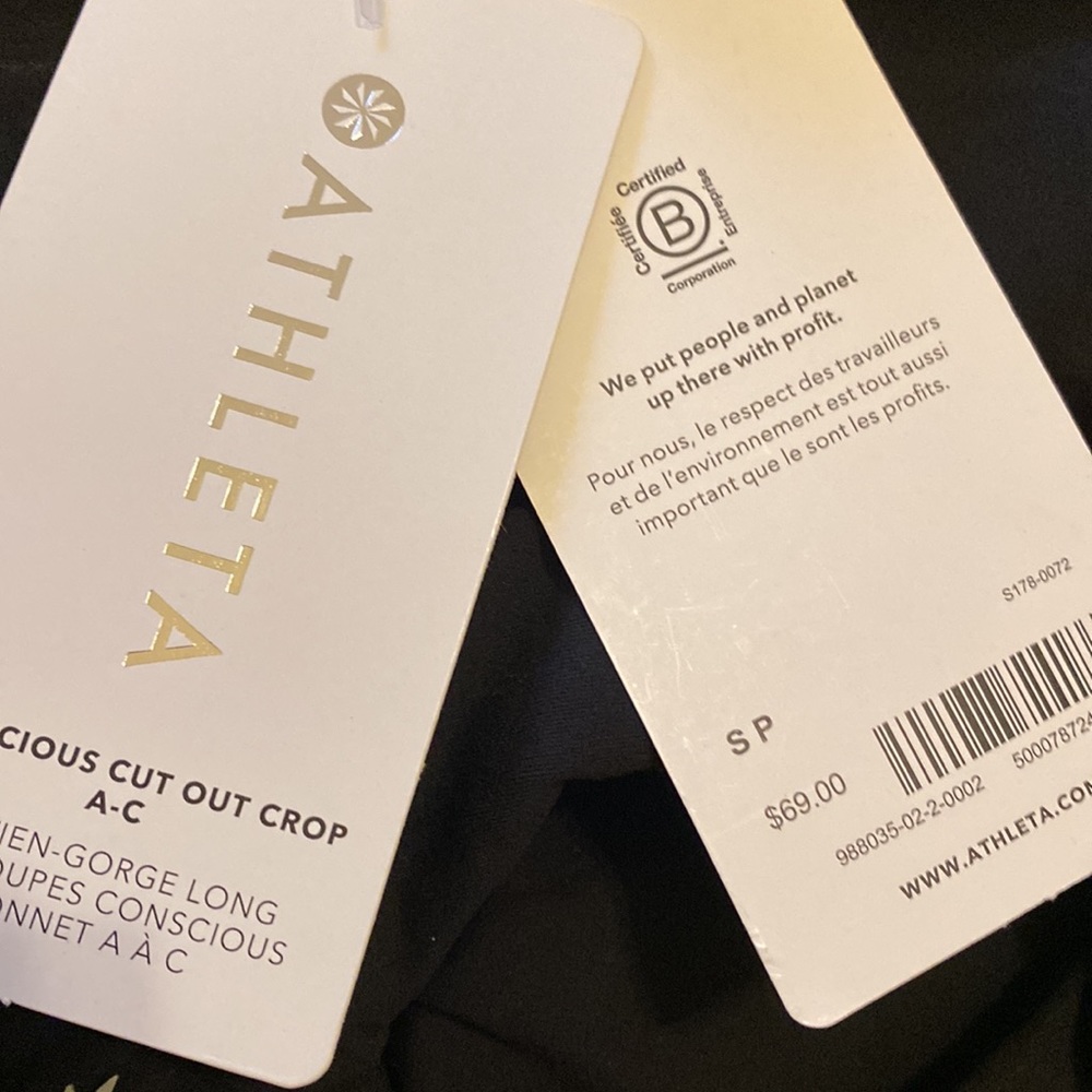 Athleta Conscious Cut Out Crop A-C - Picture 8 of 10